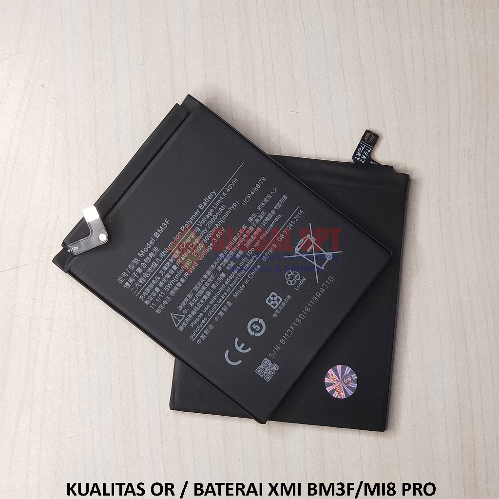 KUALITAS OR / BATERAI XIAOMI BM3F / MI8 PRO / BATRE MI 8 PRO / BATERE / BATTERY