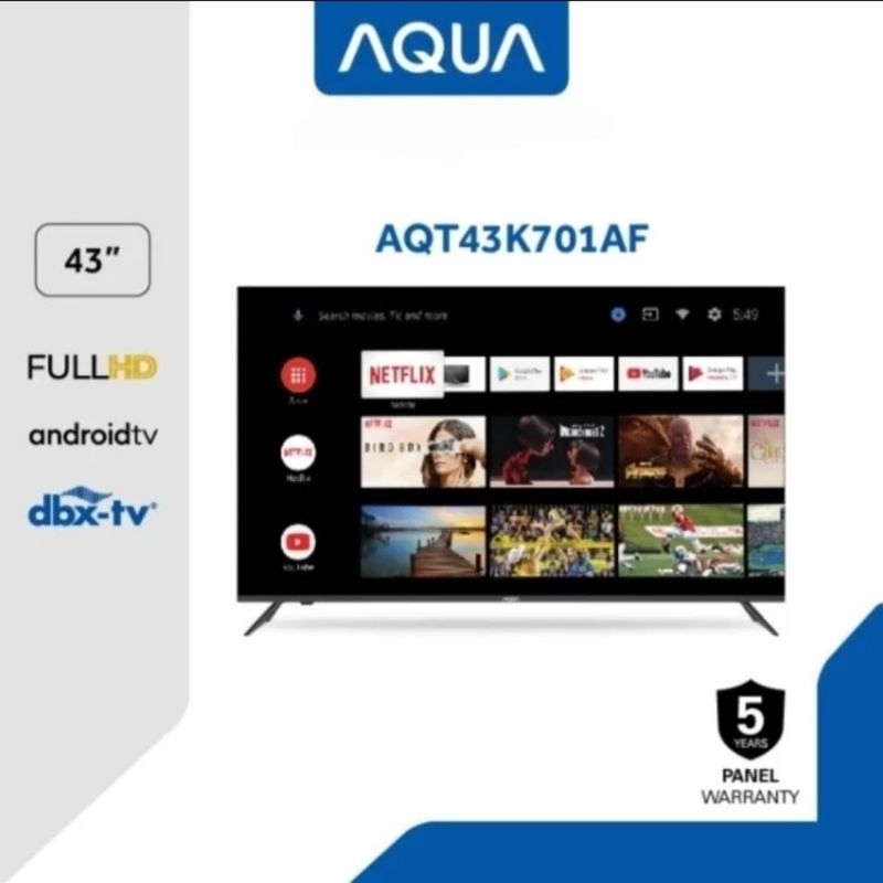 LED Android FHD TV 43" AQUA AQT43K701AF | 43K701AF 43K701 smart 43 in inch AF AQT