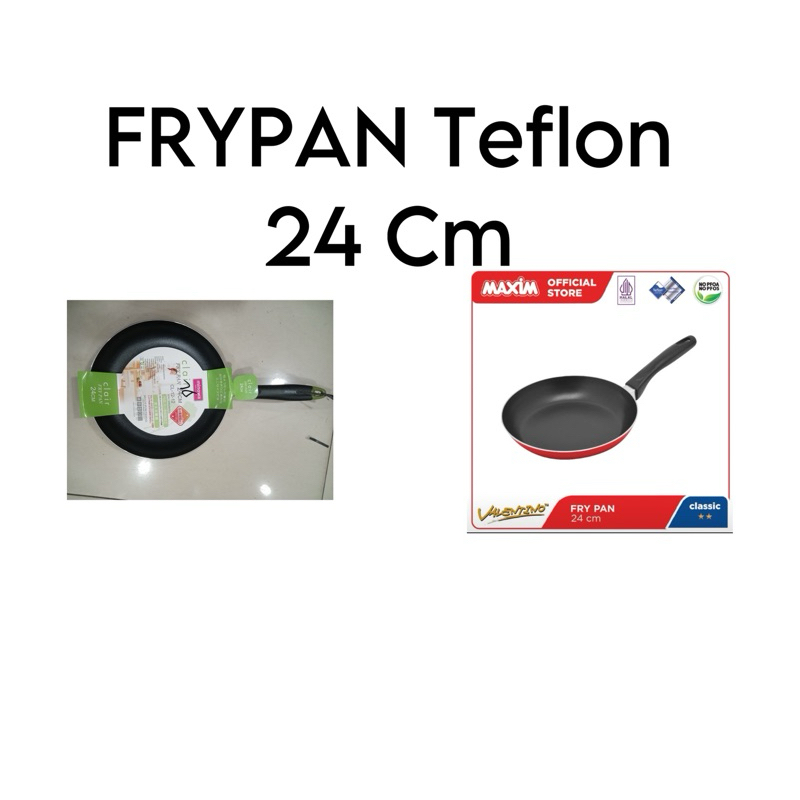 Wajan Teflon anti lengket 24 | Frypan nonstick 24 Maxim