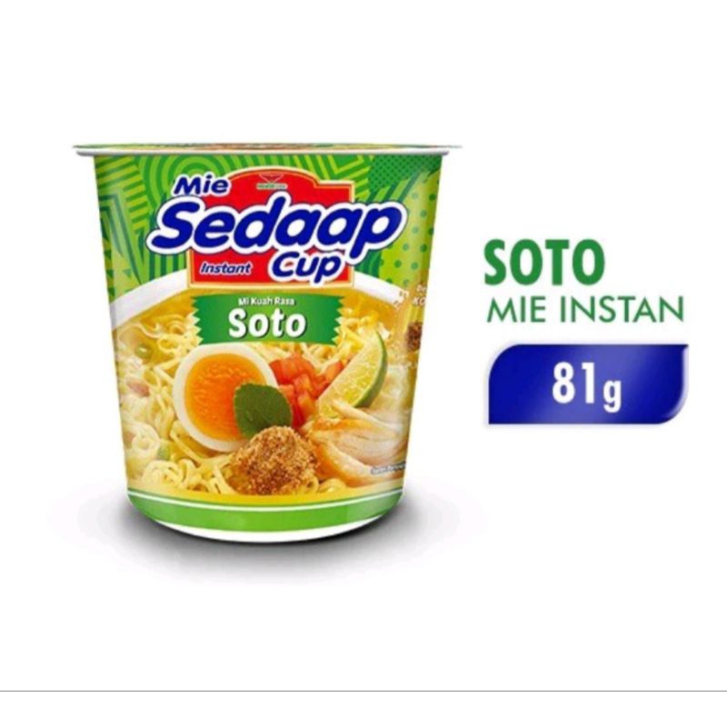 

Mie sedaap Cup rasa soto 81gr