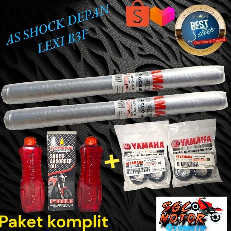 [ COD ] PAKET AS SHOCK DEPAN LEXI 125 KOMPLIT SEAL SHOCK + SEAL DEBU + OLI SHOCK KODE B3F