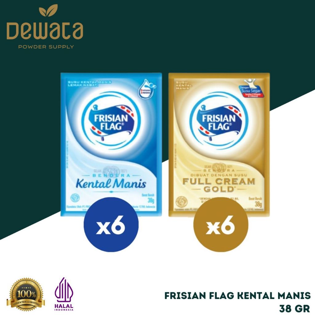 

Frisian Flag Bendera Kental Manis 38 gr x 6 Pcs