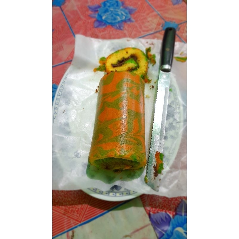 

pandan rol cake