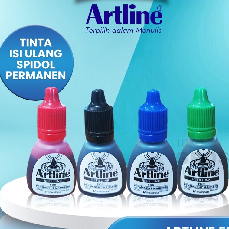 

Tinta Refill Spidol Permanen Artline ESK-20R isi ulang tinta spidol