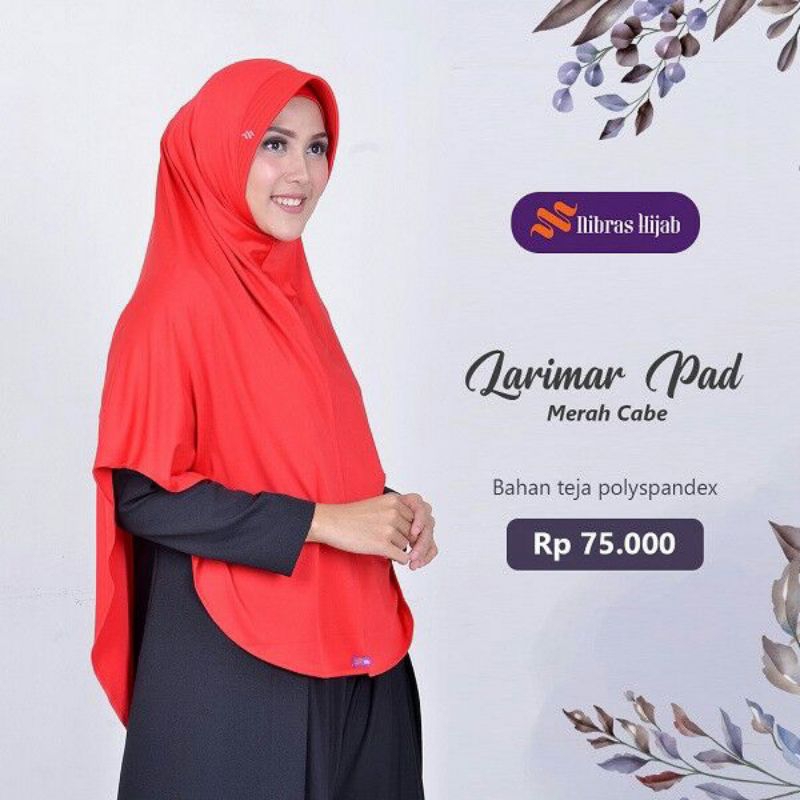 Hijab Larimar pad