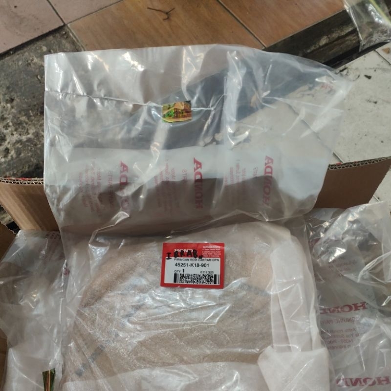 piringan cakram depan verza ori resmi ahm