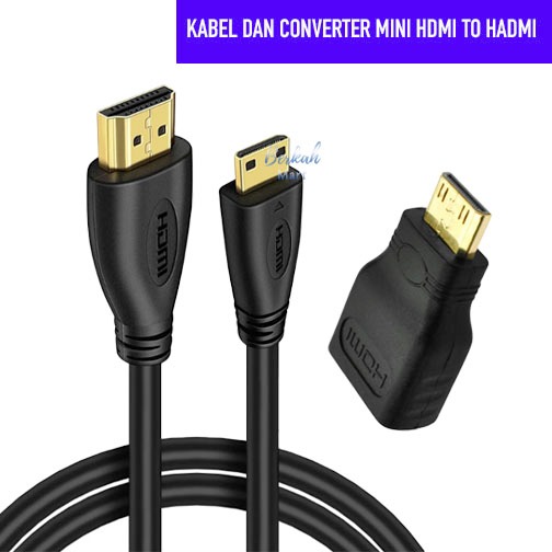 Mini HDMI To HDMI Converter Kabel Data 1.5M Plug & Play Untuk Audio Dan Video Cable Converter HDTV S