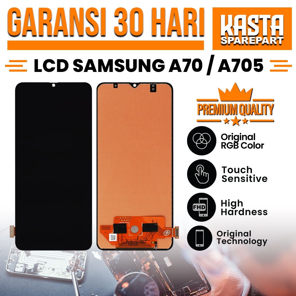 【LCD ORIGINAL】LCD SAMSUNG A70 / A705 LCD FULLSET TOUCHSCREEN KUALITAS ORI 100%