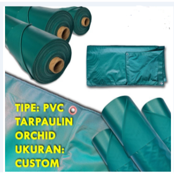 Terpal PVC Orchid Hijau (Harga Per Meter Lari)