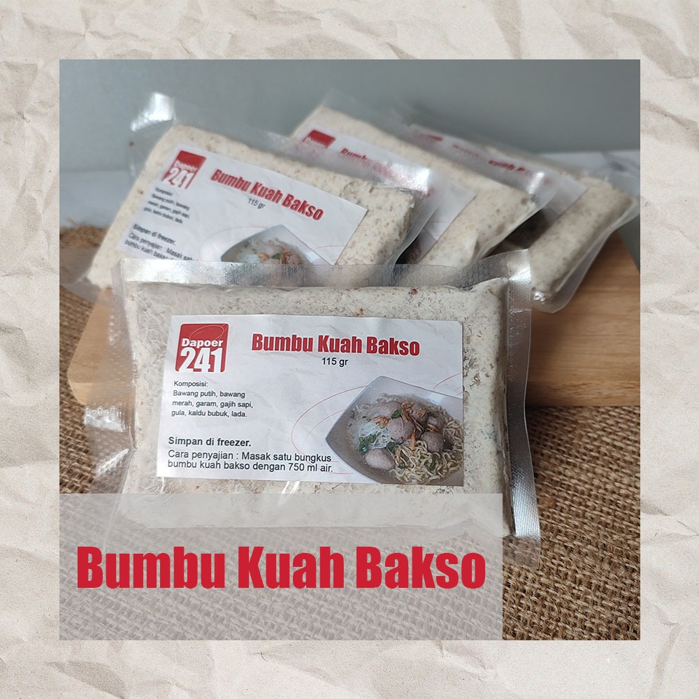 

Bumbu Kuah Bakso Instan 115 gr Dapoer241