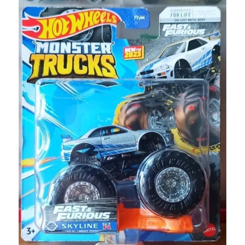 Hot Wheels Monster Truck NISSAN SKYLINE FAST & FURIOUS