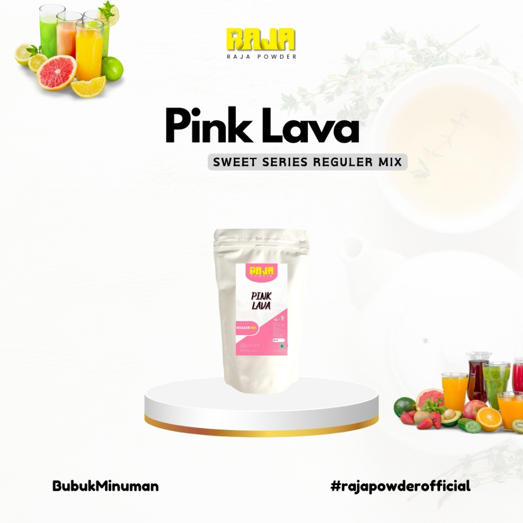 

Bubuk Pink Lava Bubuk Minuman Pink Lava Kelapa Powder 500 gram