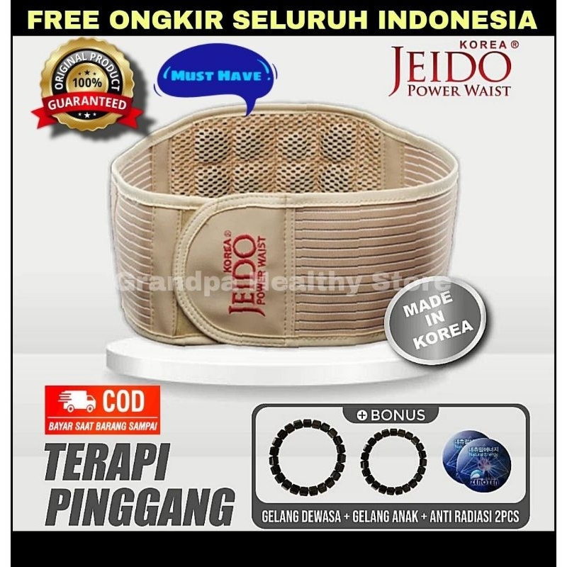 [READY STOK] Jeido Power Waist - Sabuk Terapi Pinggang dijamin Original 100%