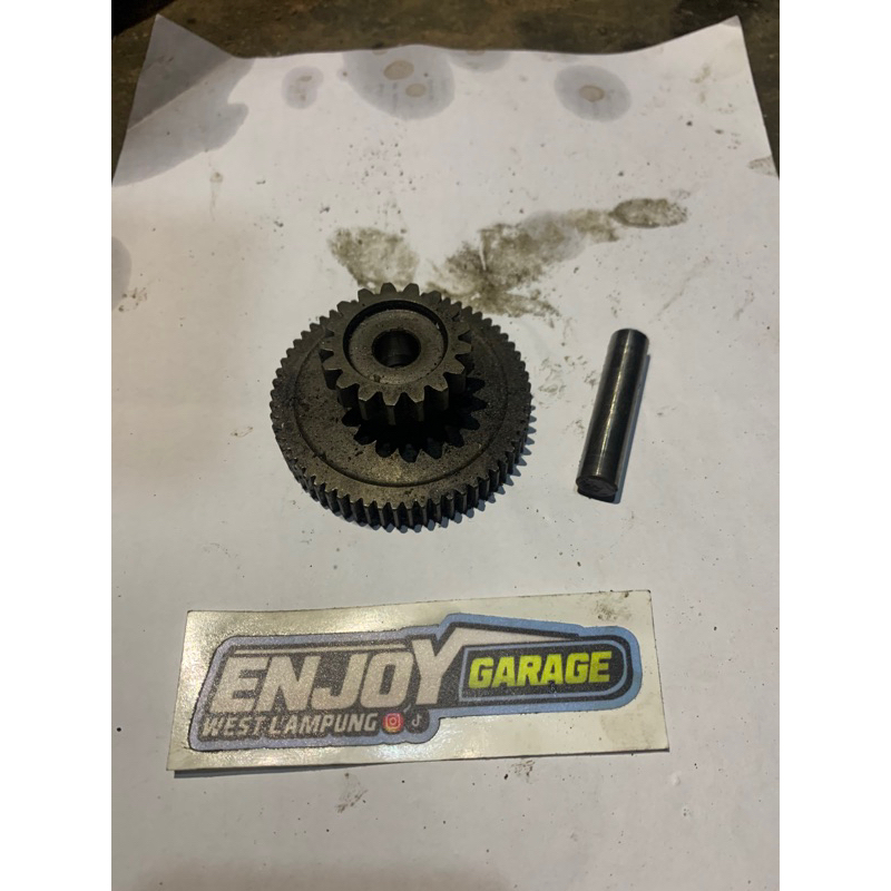 GEAR PENGHANTAR STATER BESAR TIGER MEGAPRO ORIGINAL SET AS