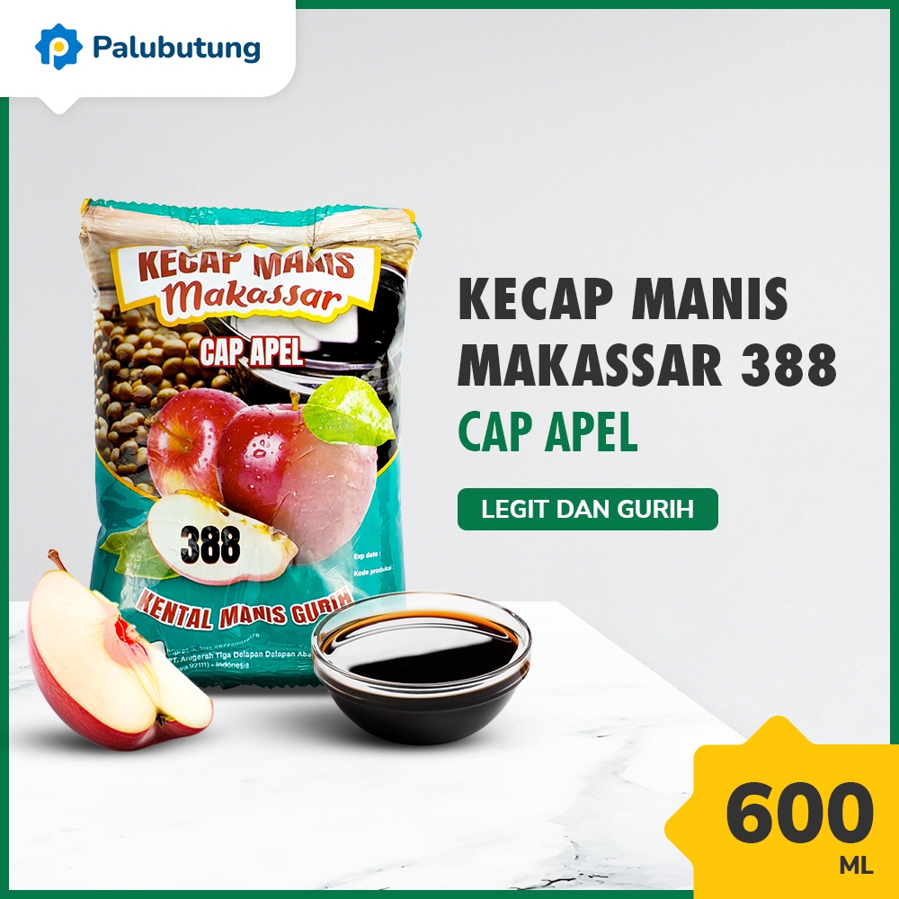 

PALUBUTUNG - Kecap Manis Cap Apel 388 Refill Pouch 600ml - Kecap Manis Bantal