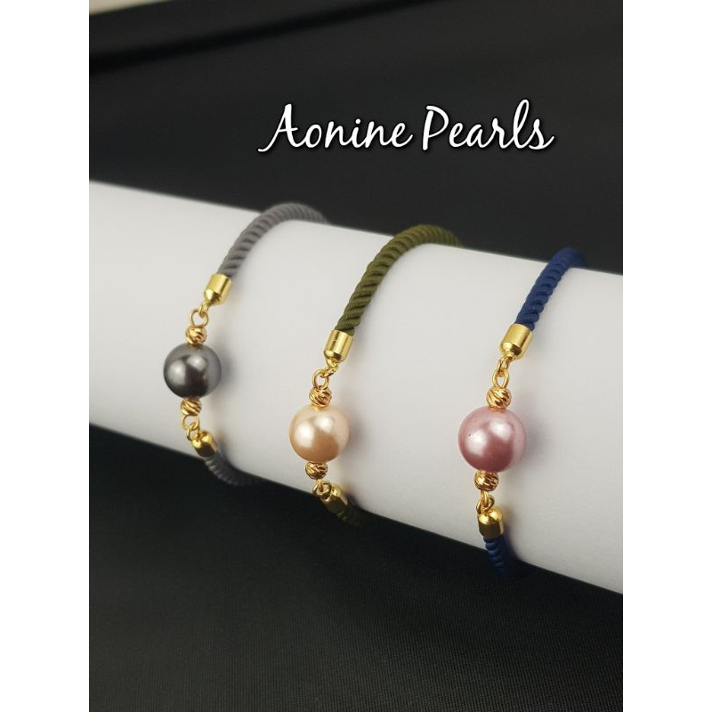 Gelang Tali Mutiara Asli Lombok Budidaya Mutiara Tawar Shell Original Mutiara Lombok Cantik