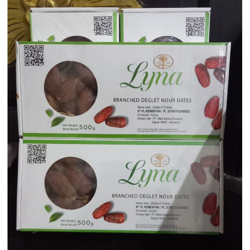 

Lyna dates / Tunisia dates / Kemasan 500gr Premium Quality