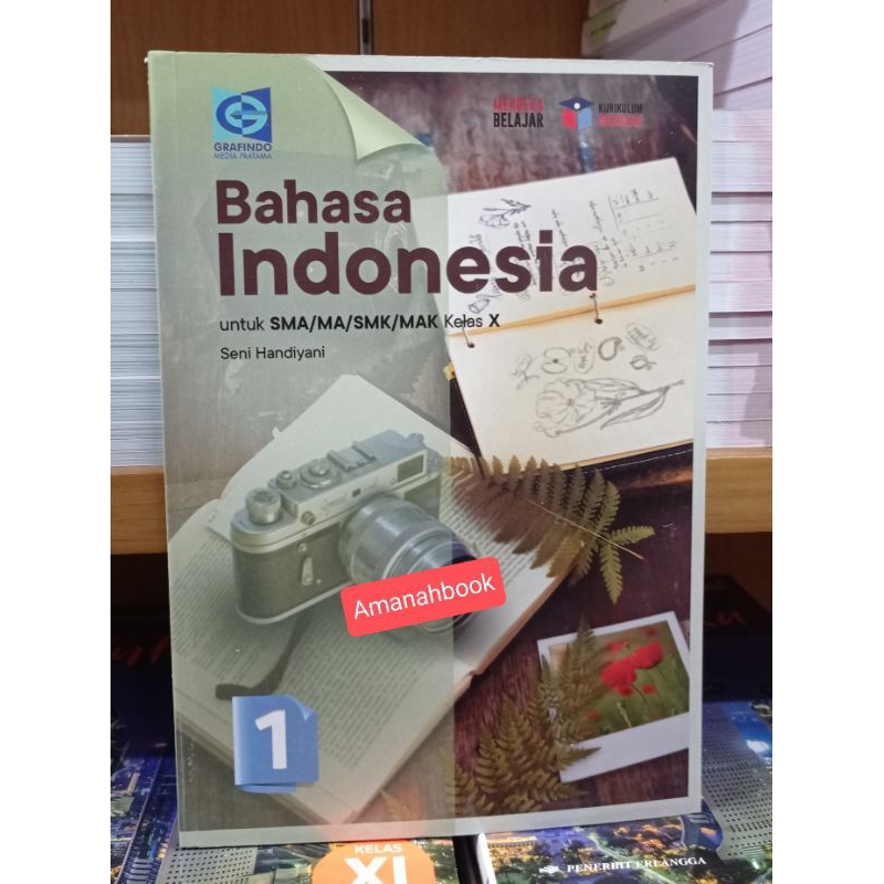 Buku Bahasa Indonesia SMA Kelas 10 Kurikulum Merdeka Grafindo