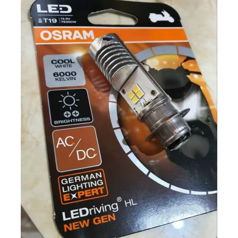 Barang Pilihan BOHLAM LED LAMPU DEPAN MOTOR OSRAM LED ACDC PUTIH BEAT FI ESP STREET POP MIO M3 Z 125