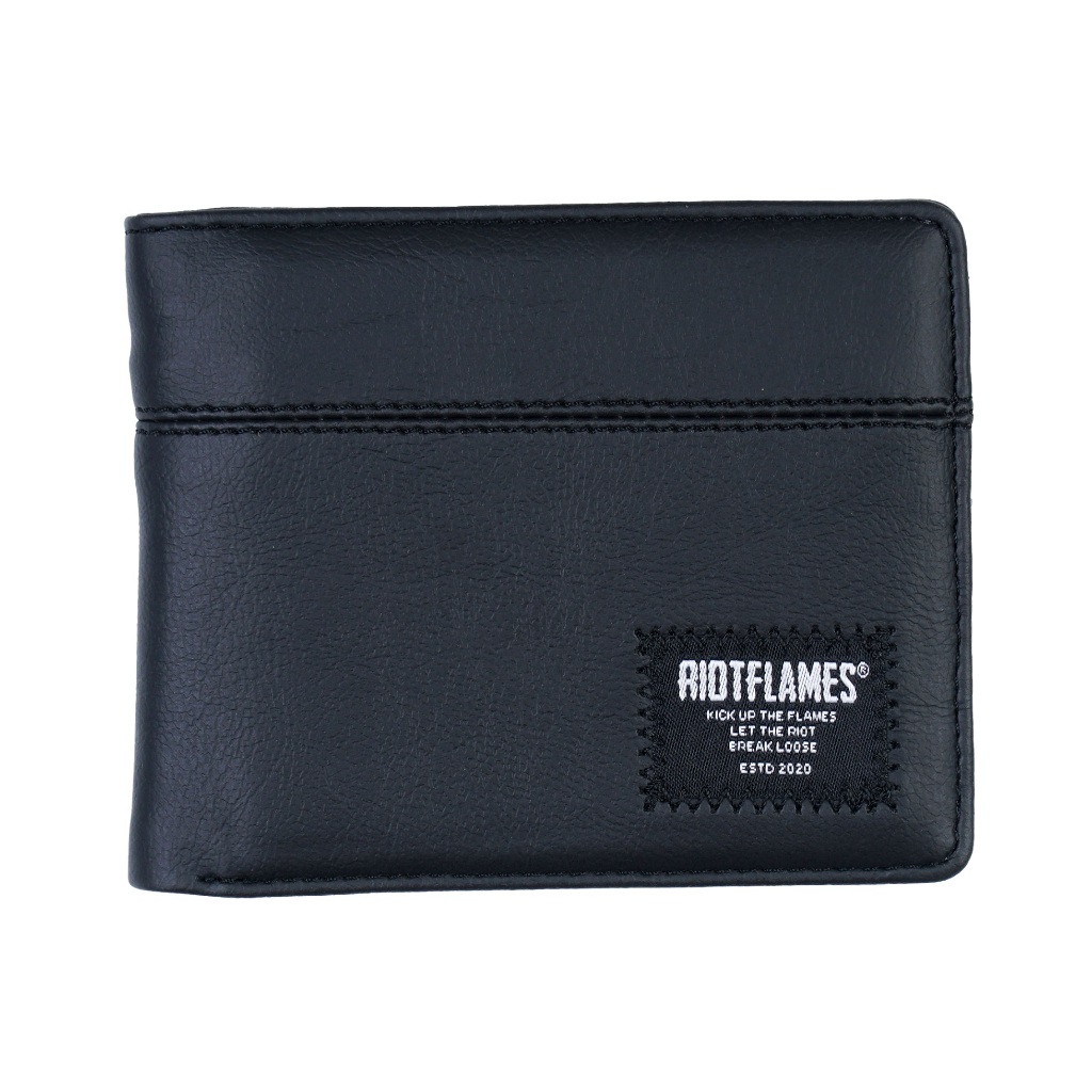 RIOT FLAMES Wallet -  WLR 01 - Black