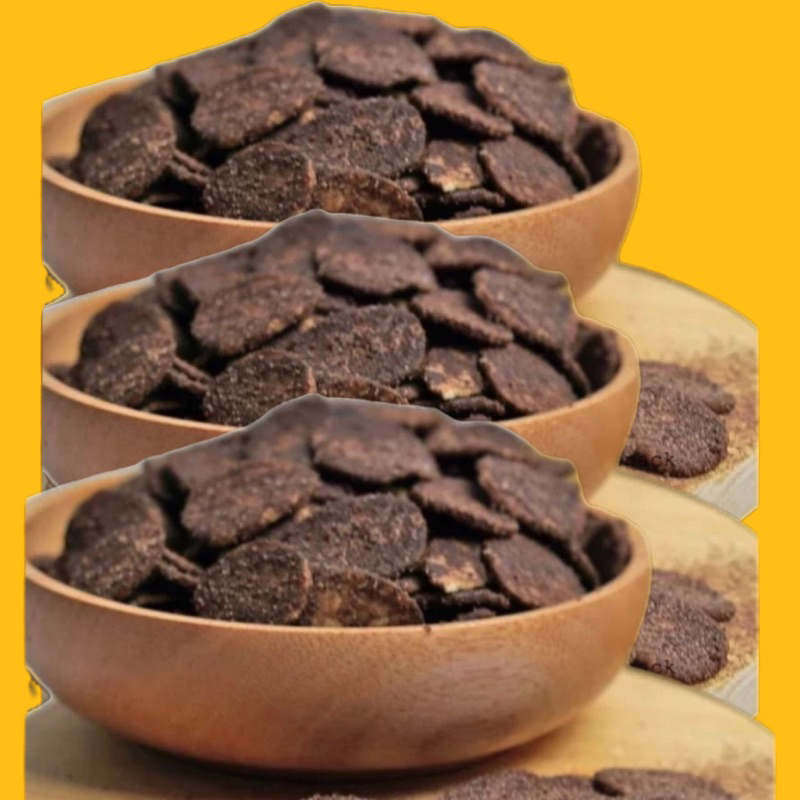 

paket bundling 3 bungkus keripik pisang coklat bisa COD cemilan manis
