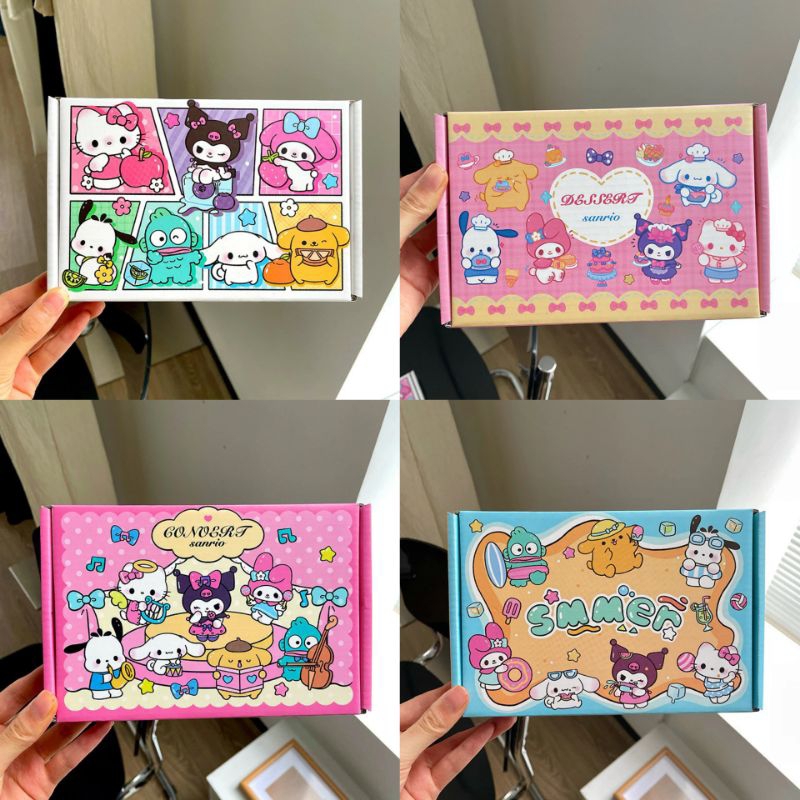 

HUNAM Box Kado Sanrio Lucu Packaging Kuromi