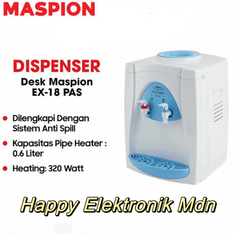 MASPION EX 18 PAS NH Maspion Dispenser PORTABLE Maspion Dispenser 320 WATT / Maspion EX18PASNH Maspi