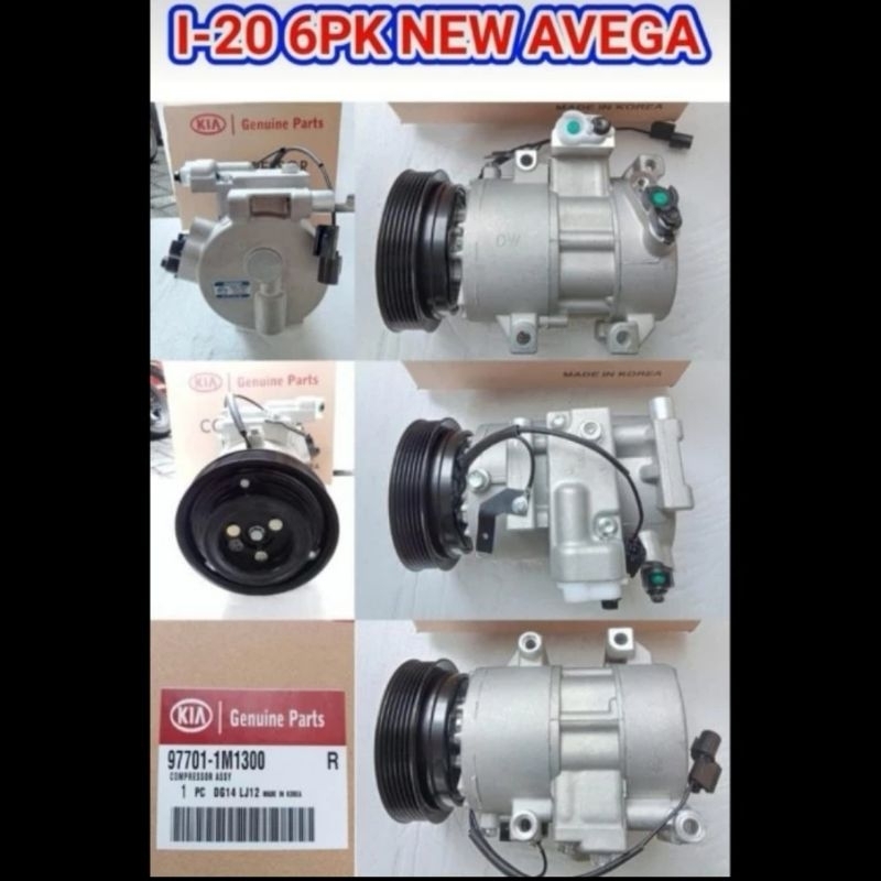 Compressor Compresor Kompresor AC All New Hyundai Grand Avega Hatchback 2012 2013 2014