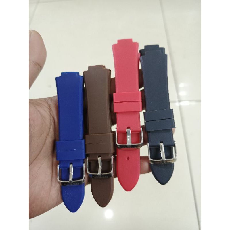 RUBBER STRAP TALI JAM TANGAN GUEES WANITA