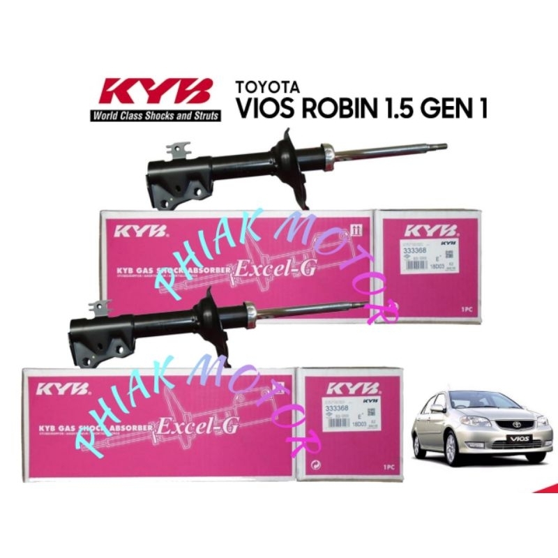 Shockbreaker kayaba Excel-G japan Toyota Vios Gen1 2003-2007