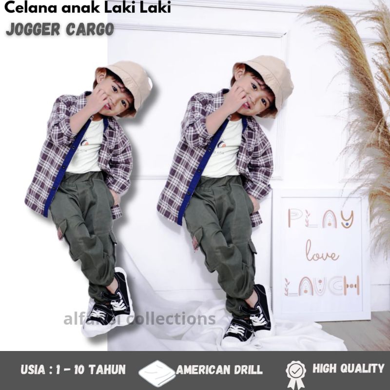 celana jeans joger cargo laki-laki yang lagi viral