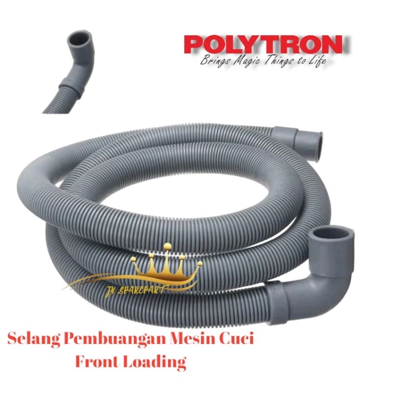 [Polytron] Front Loading 3M | Selang Pembuangan Mesin Cuci Front Loading Polytron