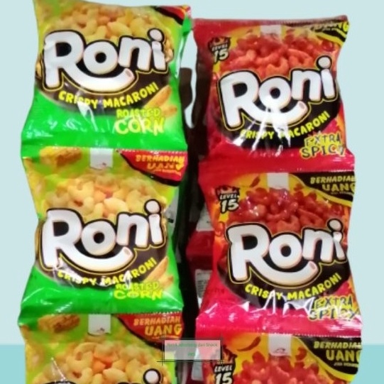 

DASYAT Dua Kelinci Roni Crispy Macaroni Roasted Corn Jagung Bakar Renceng Makroni Berhadiah Uang Jika Beruntung isi 1Pcs x 28gram