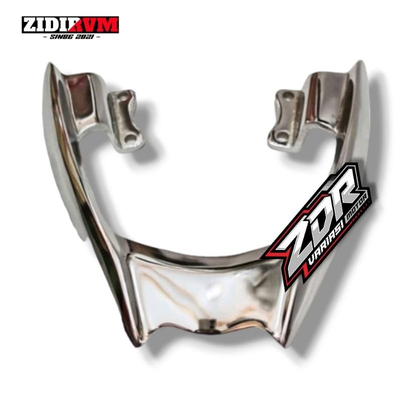 Behel Mio Sporty Behel Mio Smile Model Batman Silver Chrome Ori