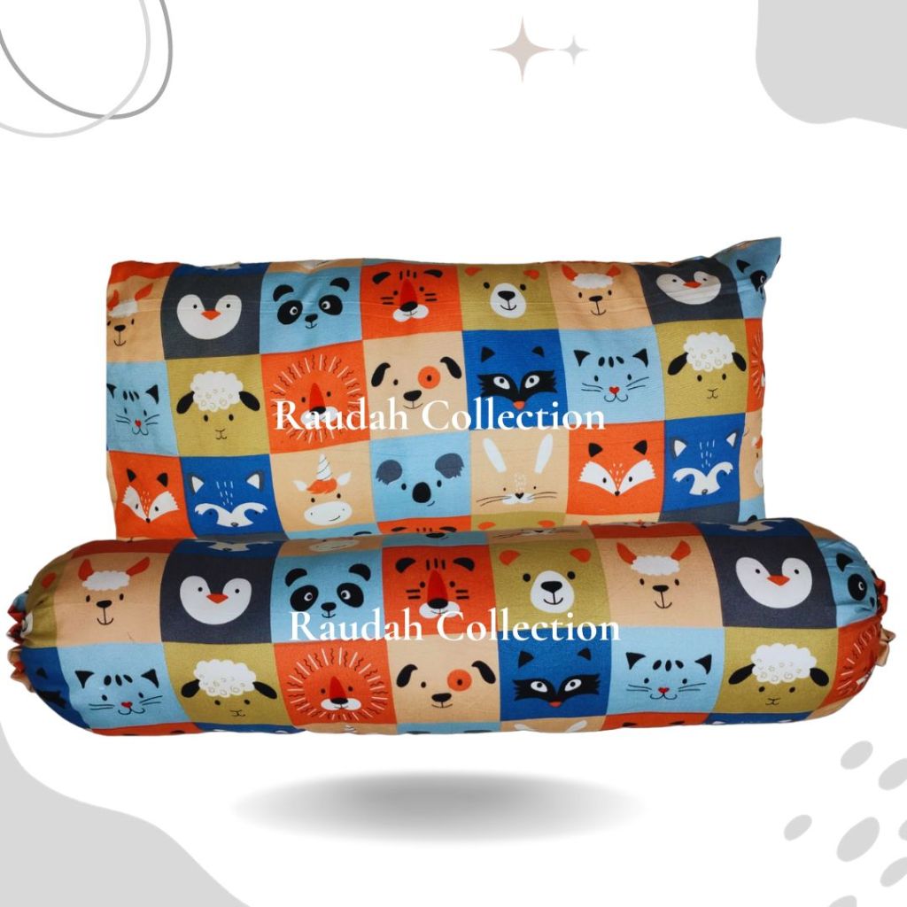 SARUNG BANTAL GULING ANAK SET ( BANTAL+GULING) TERBARU MOTIF KARAKTER - SARUNG BANTAL & GULING ANAK 