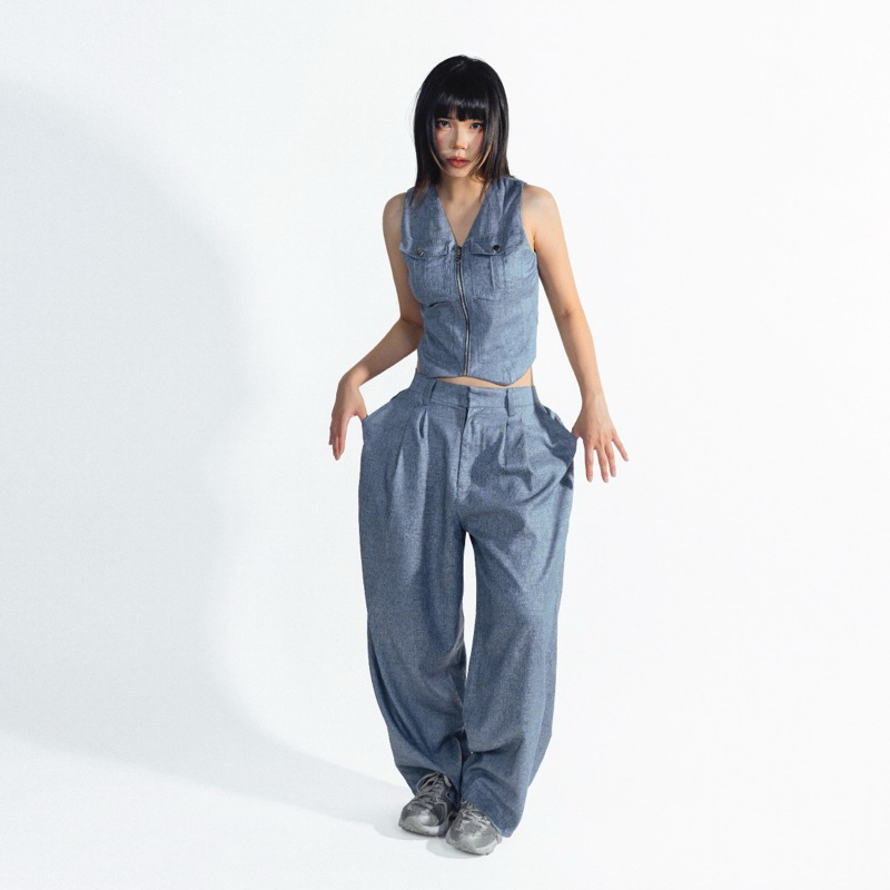 Joe Set - Vest & Pants | Setelan Wanita Rompi & Celana | Set Wanita
