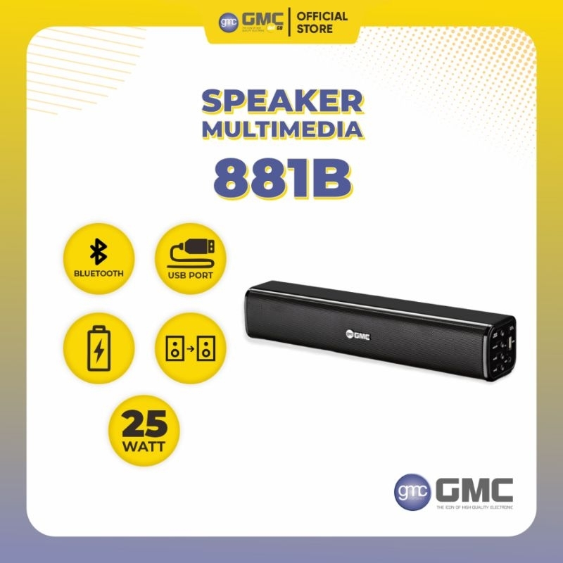 SPEAKER BLUETOOTH GMC 881B