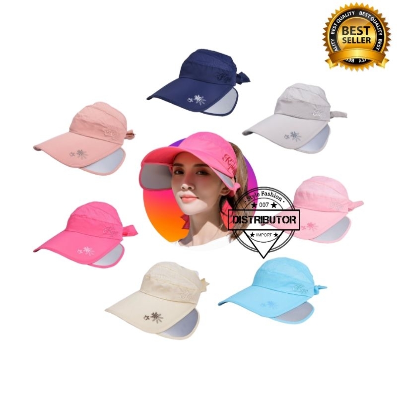 Topi wanita anti UV/Topi olahraga/Topi golf/Topi fashion  trendy