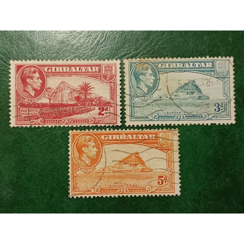 

Prangko Gibraltar 3 Pcs Tahun 1936-1952 USED