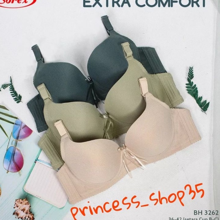 KP8 Sorex Bra Bh Sorex 3262 Bh Sorex Kawat Busa Sedang Cup Besar Size 3642 Kait 3 Bh Sorex Kawat 326