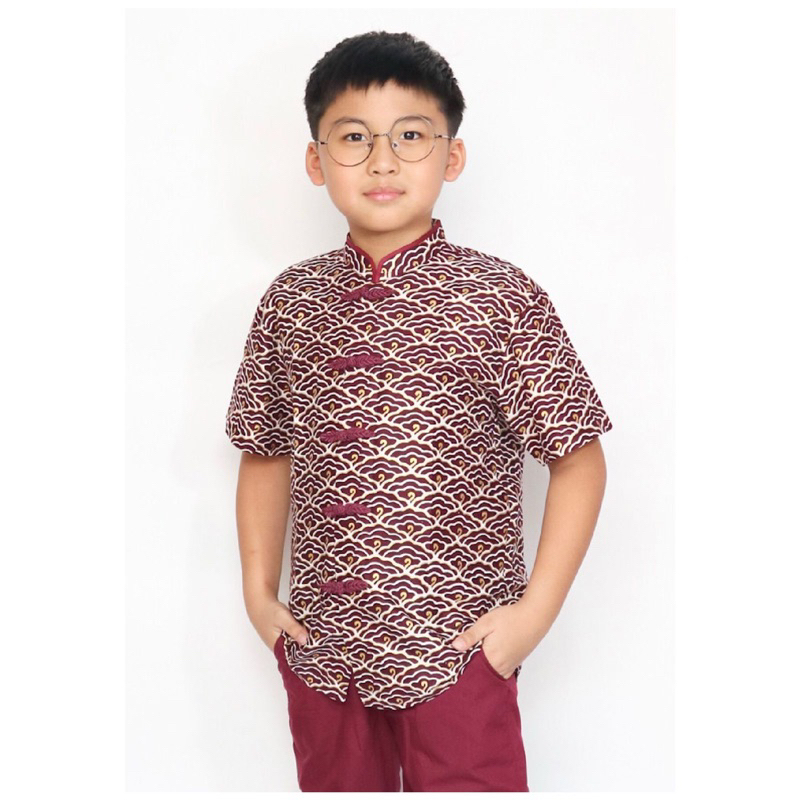 KIDDY AND KIDDO & kiddyandkiddo BAJU IMLEK ANAK LAKI LAKI / CHEONGSAM ANAK LAKI LAKI / ATASAN CHEONG