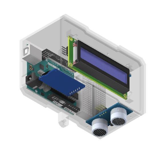 Case Arduino Uno RTC DS3231 MicroSD Card Reader HC-SR04 Sensor Ultrasonik Project Board Kecil SYB-17