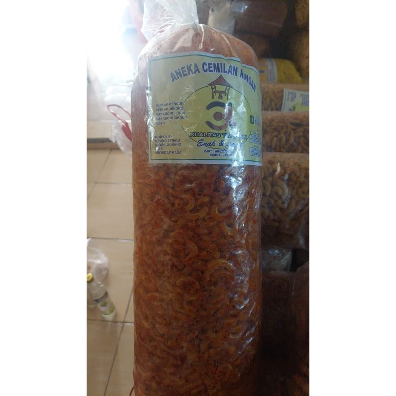 

Makaroni Bantet Cikruh Pedas 100gr, 250gr