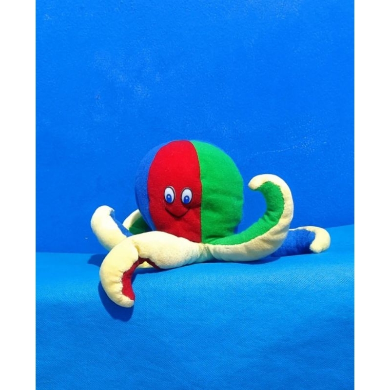 Boneka Gurita Rainbow (PL) Lepas Kolpri