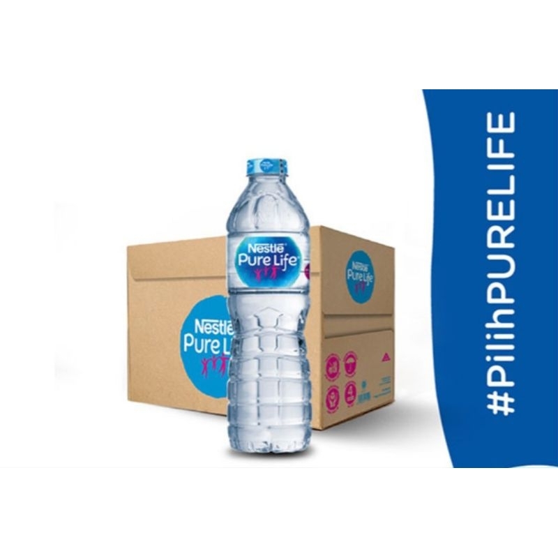 

Nestle Pure Life 600 ML (isi 24 botol)
