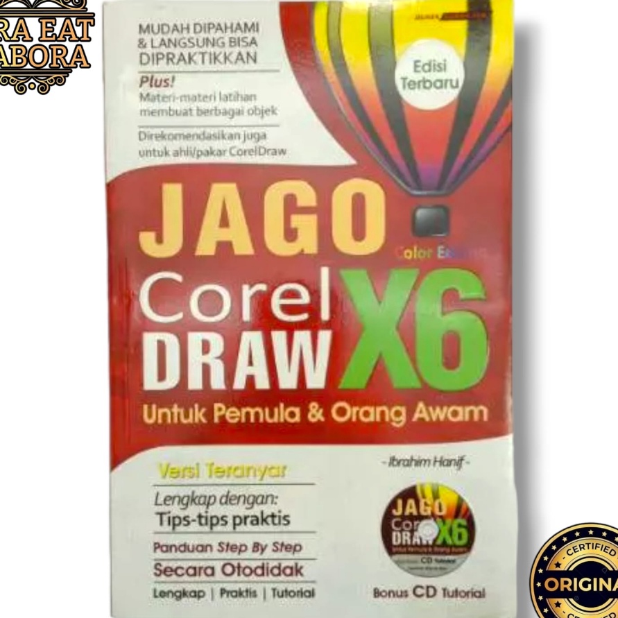 KF7 Buku Original Jago Corel Draw X6  Ora Eat Labora