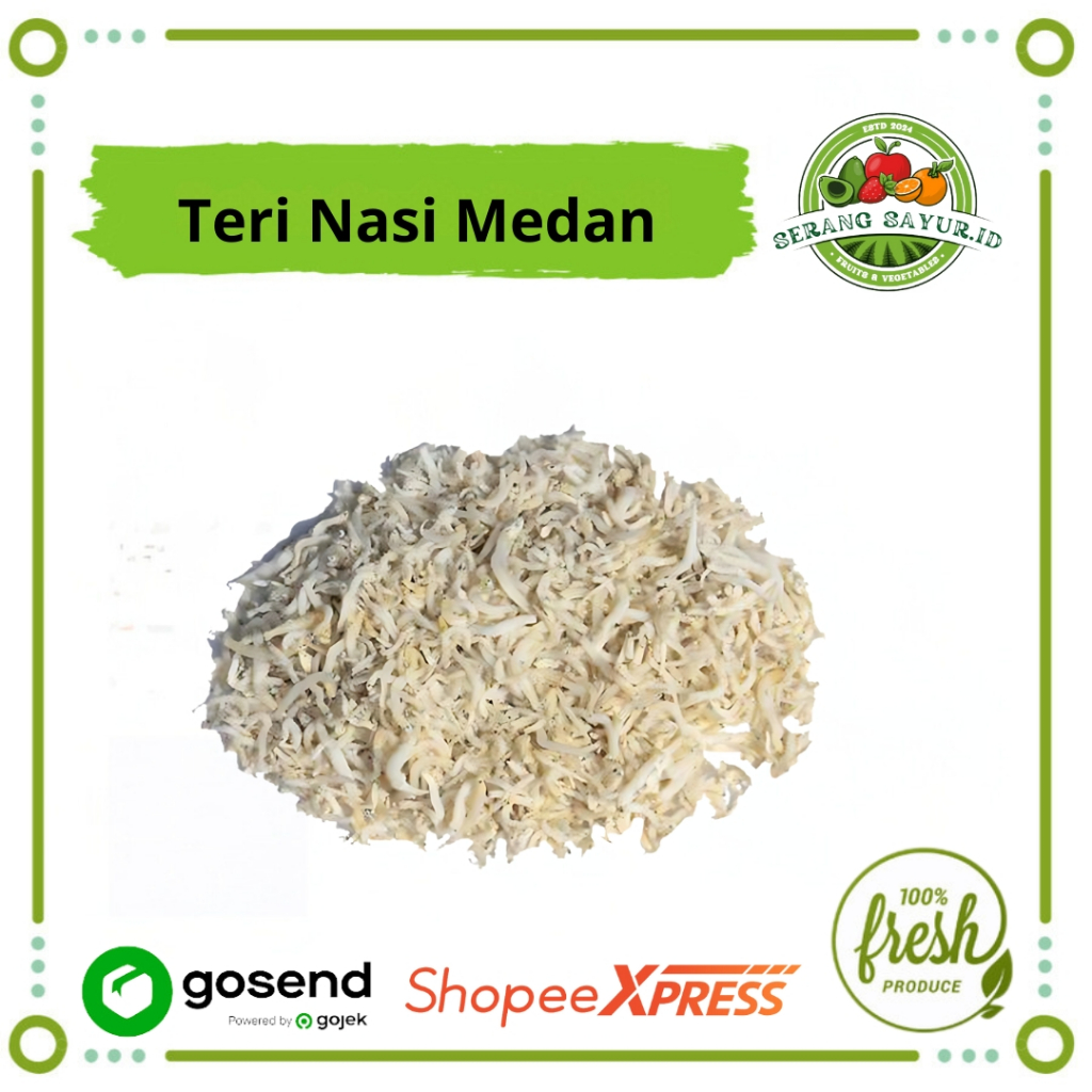 

[INSTAN SERANG] TERI NASI MEDAN 100 GR - 250 GR