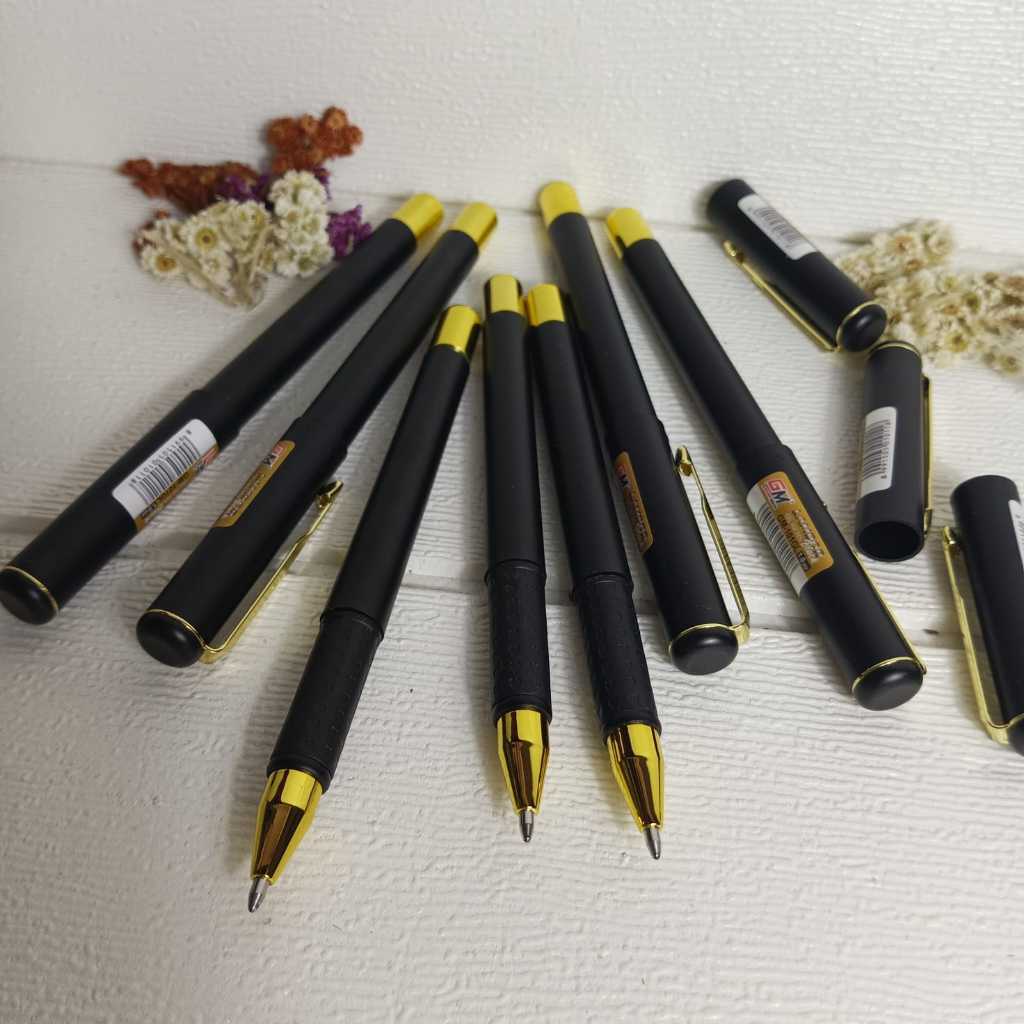 

Bolpen/Pulpen tanda tangan TTD Gadjah Mada LAMBOR 1.0mm (Hitam/Biru)