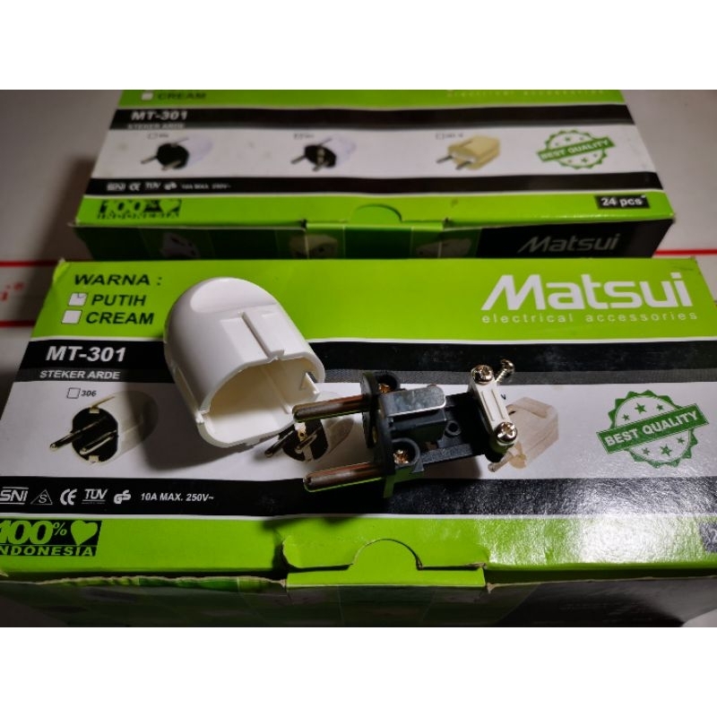 Steker arde Matsui / kepala Colokan Matsui