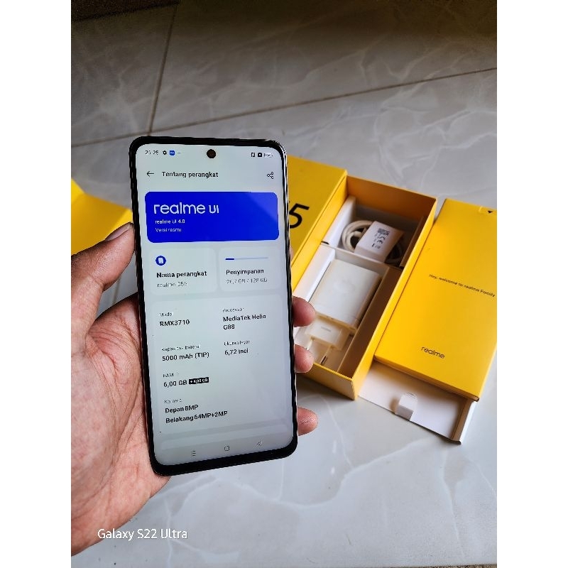 Realme C55 6/128 Fullset Second Bekas